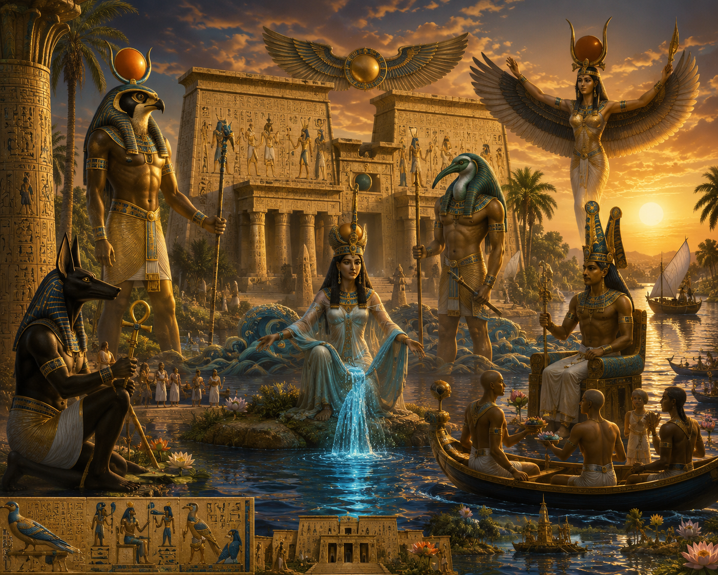 The Temples of the Nile ✨ A Three-Part Journey Through the Sacred Sites of Ancient Egypt